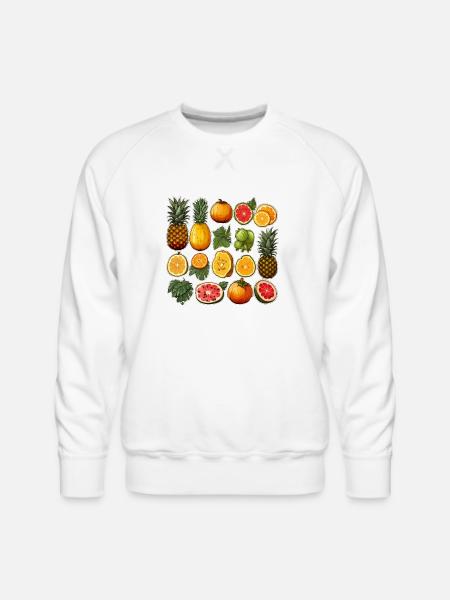 Fruits collection - Men's Premium Sweatshirt - white