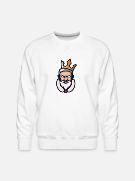 King arthur - Men's Premium Sweatshirt - white