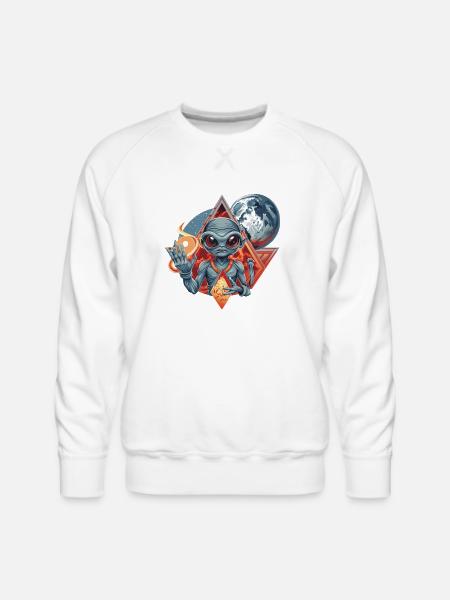 IlluminET109 - Men's Premium Sweatshirt - white