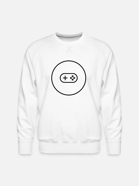 (140) - Men's Premium Sweatshirt - white