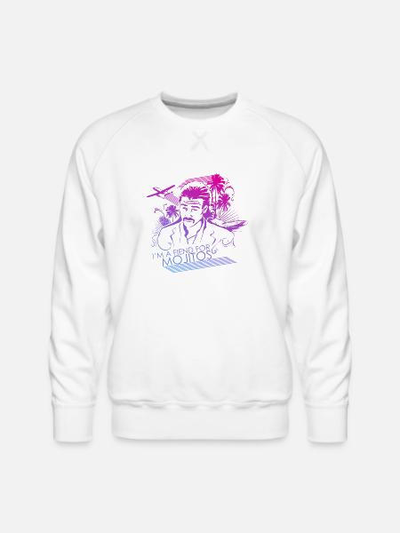 I'm a Fiend for Mojitos - Men's Premium Sweatshirt - white