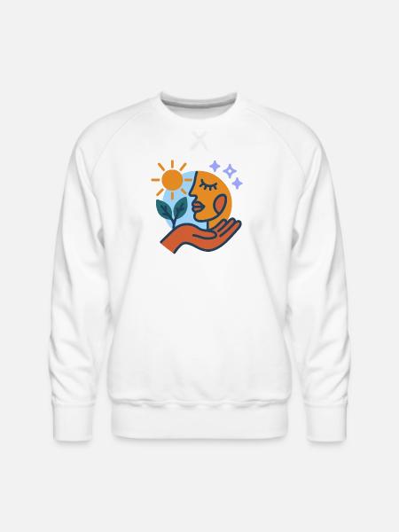 Serenity - Men's Premium Sweatshirt - white