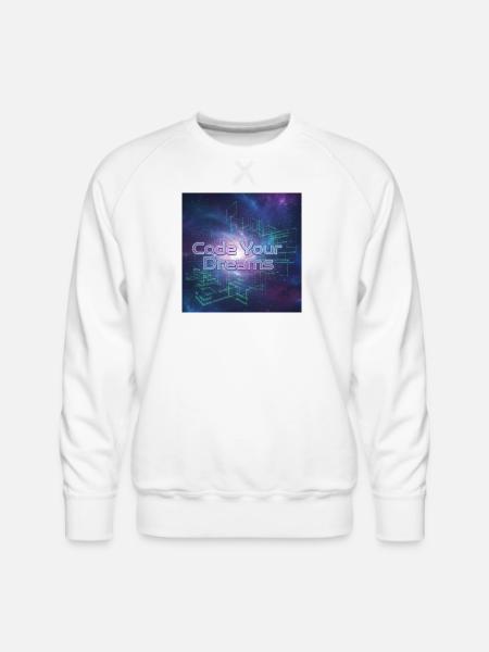 Code Your Dreams - Men's Premium Sweatshirt - white