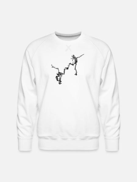 Freefly - Men's Premium Sweatshirt - white