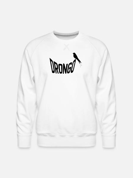 drongo - Men's Premium Sweatshirt - white