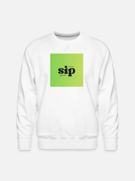 SIP - Men's Premium Sweatshirt - white
