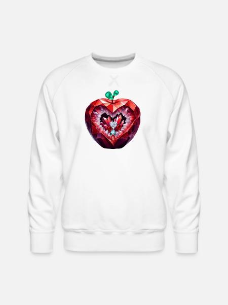 PRECIOUS TEMPTATION . - Men's Premium Sweatshirt - white