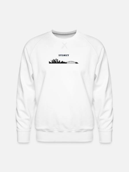 Sydney - Men's Premium Sweatshirt - white
