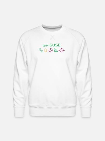Distro Flavors - Men's Premium Sweatshirt - white