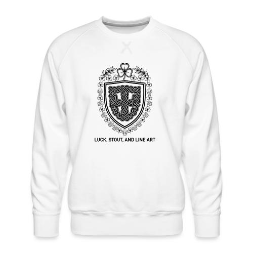 Celtic Knot T-Shirt, Symmetrical Shield - Men's Premium Sweatshirt