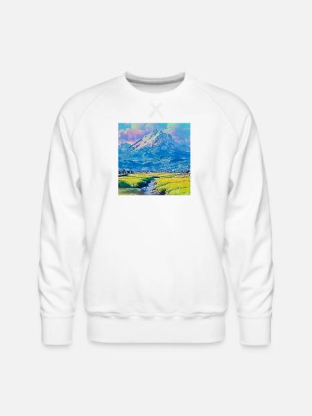 Landscape Horizon - Men's Premium Sweatshirt - white