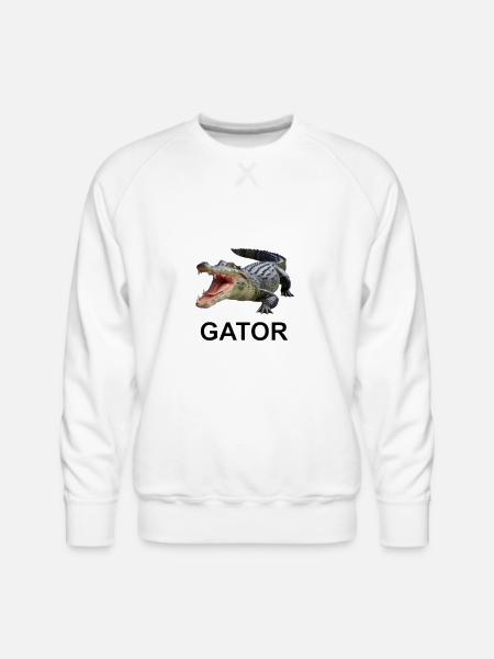 Gator shirt - Men's Premium Sweatshirt - white