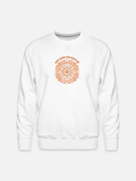 Engineer Discipline Tech Emblem - Men's Premium Sweatshirt - white