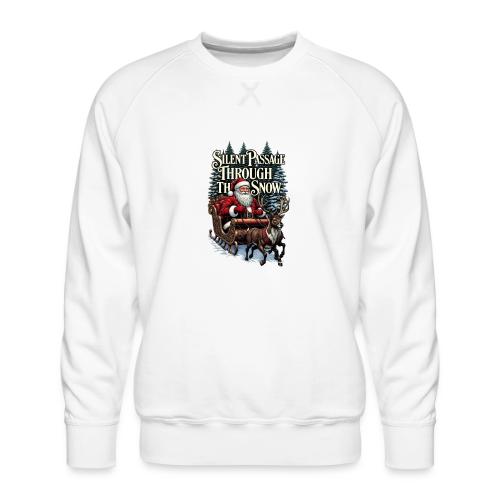 Nostalgic Santa T-Shirt - Men's Premium Sweatshirt