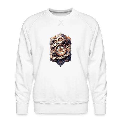 Ornate Clockwork T-Shirt - Men's Premium Sweatshirt