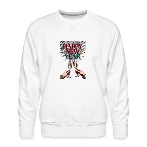Toasting Hands T-Shirt Confetti Shower Premium - Men's Premium Sweatshirt