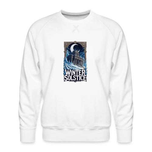 Winter Solstice Temple T-Shirt - Men's Premium Sweatshirt