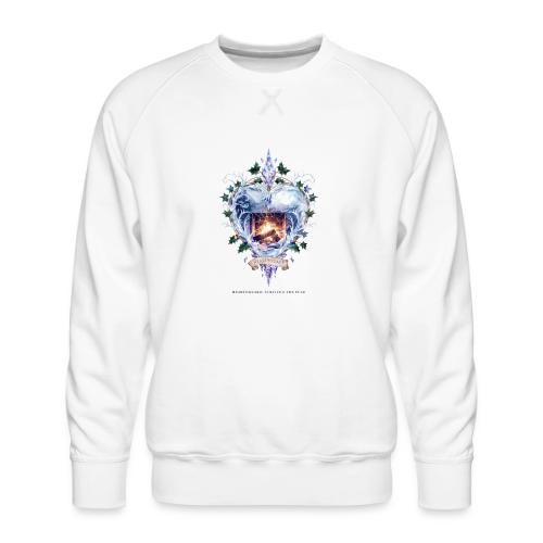 Imbolc Candle Veil T-Shirt | Veiled Rebirth - Men's Premium Sweatshirt