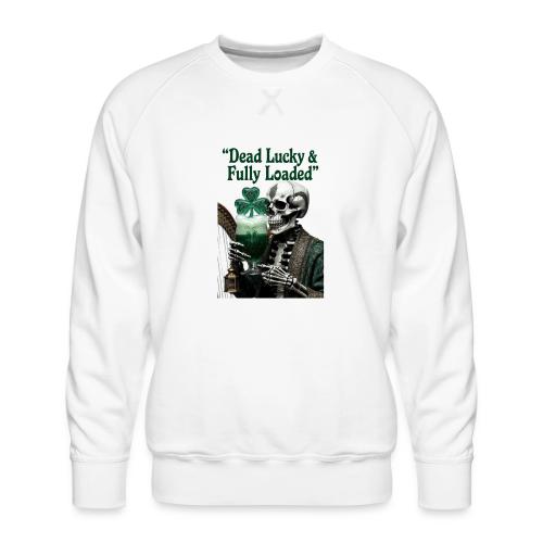 Lucky Skeleton Stout T-Shirt - Men's Premium Sweatshirt