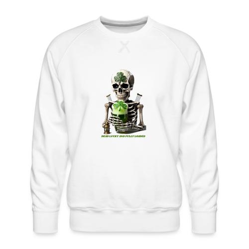 Eternal Stout Skeleton Graphic Tee - Men's Premium Sweatshirt