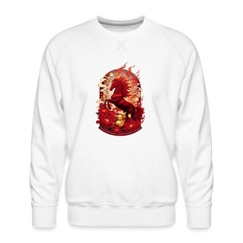 Year of the Horse Ascent T Shirt, Lunar New Year - Men's Premium Sweatshirt