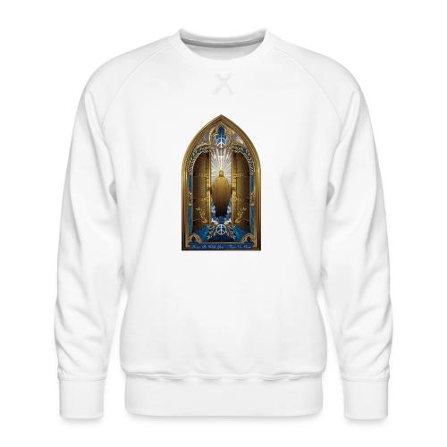 Easter Peace Be With You Locked Doors T Shirt,Gift - Men's Premium Sweatshirt