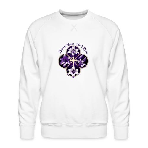 Easter Eternal Bloom Lily Crown T Shirt, Gift - Men's Premium Sweatshirt