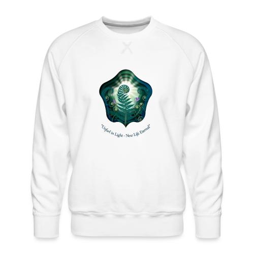Easter Unfurl in Light Resurrection T Shirt, Gift - Men's Premium Sweatshirt