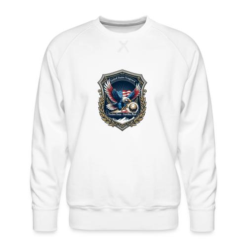 USA Eagle Vanguard T-Shirt,American Flag PrideGift - Men's Premium Sweatshirt