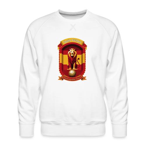 Spain Lion Victory T-Shirt, Flag Pride Crest Gift - Men's Premium Sweatshirt