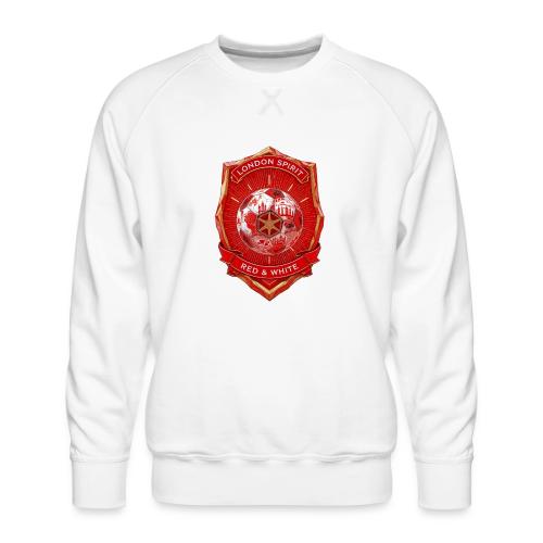 London is Red T Shirt, Football City Pride Gift - Men's Premium Sweatshirt