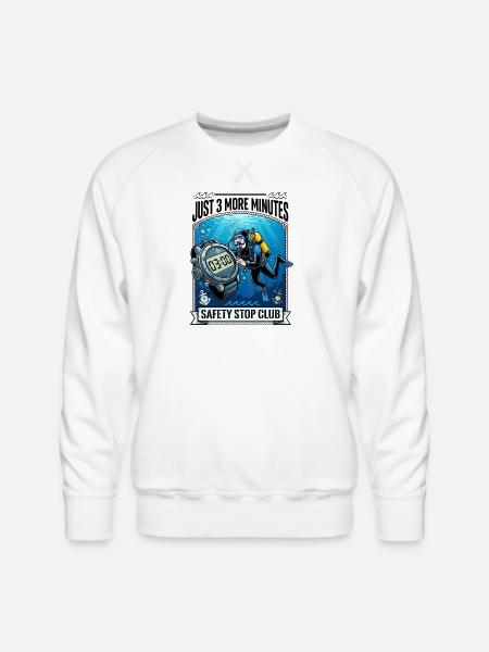 Ocean Soul Divers - Men's Premium Sweatshirt - white