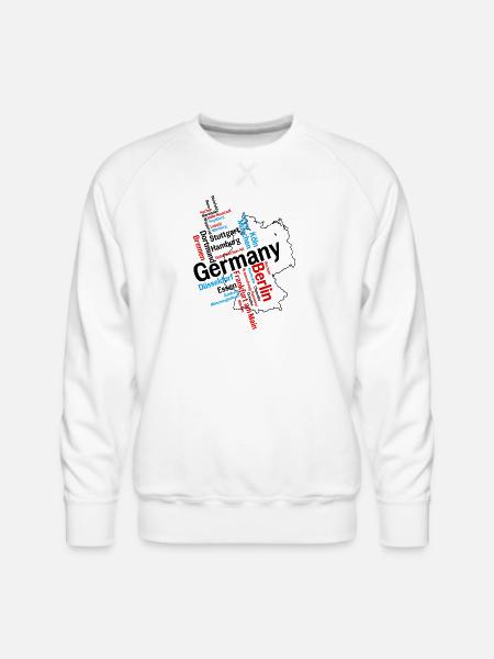 Germany - Men's Premium Sweatshirt - white