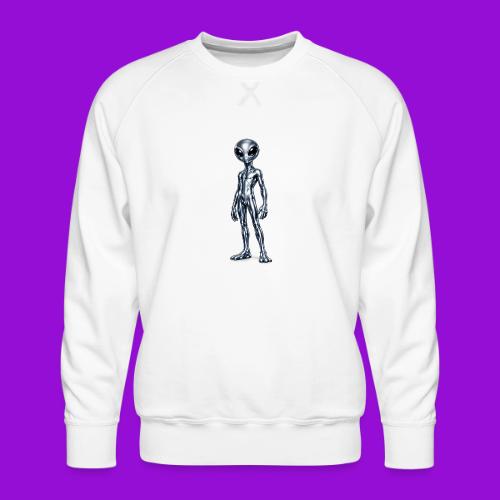 Silver Alien - Men's Premium Sweatshirt