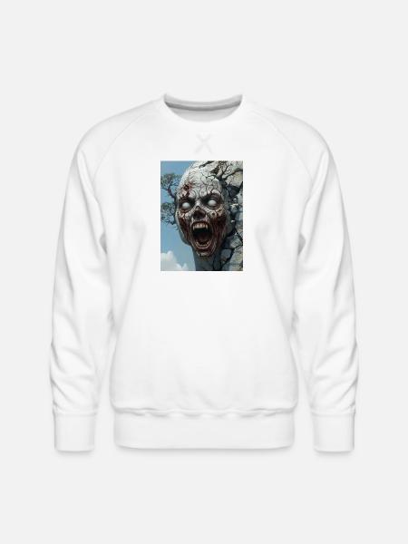 Untitled_design_-3-Nature’s Curse – Undead Horror - Men's Premium Sweatshirt - white