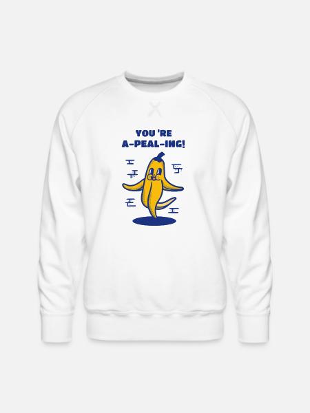 So Appealing - Men's Premium Sweatshirt - white