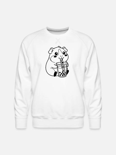 bubble tea - Men's Premium Sweatshirt - white