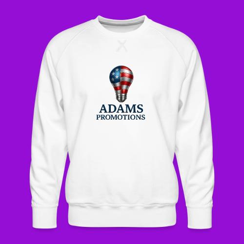 Adams promotions American flag metallic light bulb - Men's Premium Sweatshirt