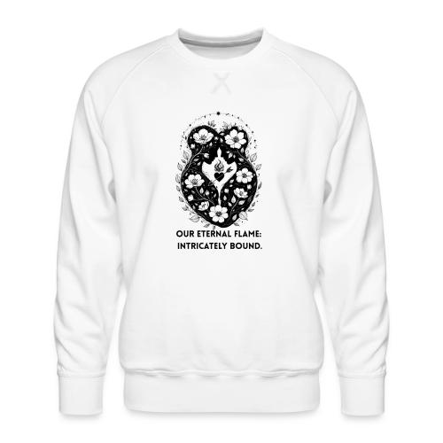 Eternal Flame of Embrace T-Shirt - Men's Premium Sweatshirt