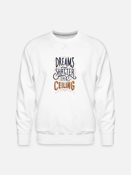 Unleash Your Ambition - Men's Premium Sweatshirt - white
