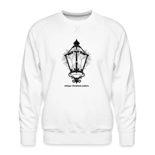 Antique Christmas Lantern T-Shirt - Men's Premium Sweatshirt