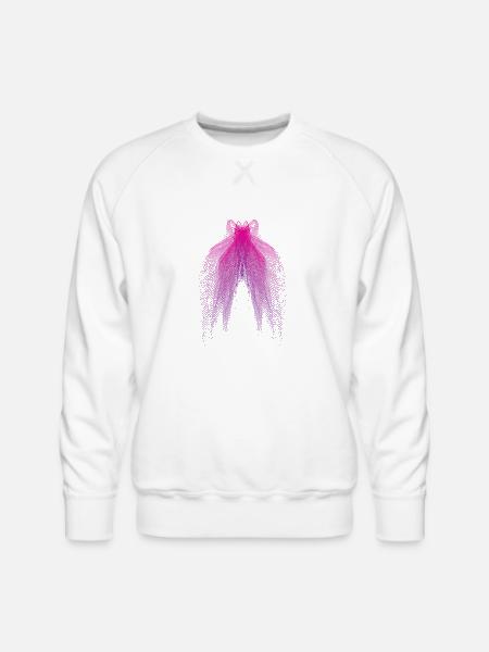 Abstract Dot Design - Men's Premium Sweatshirt - white