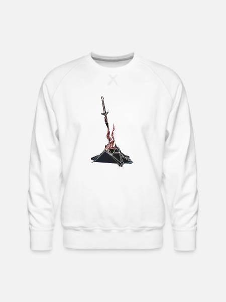 Bonfire - Men's Premium Sweatshirt - white