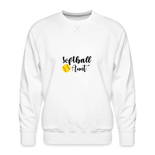 Softball Aunt - Men's Premium Sweatshirt