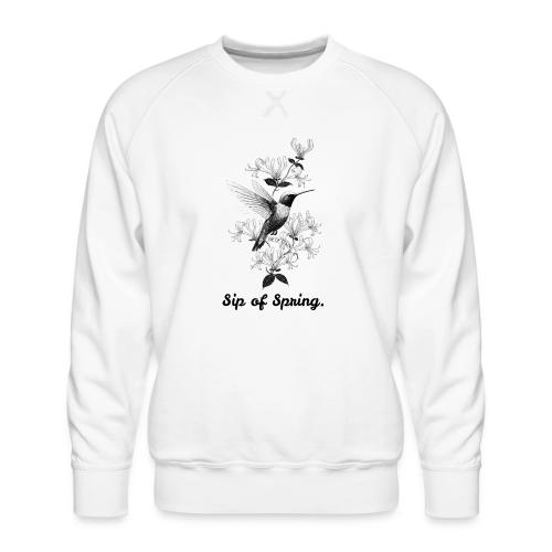 Hummingbird T-Shirt, Honeysuckle Vine - Men's Premium Sweatshirt