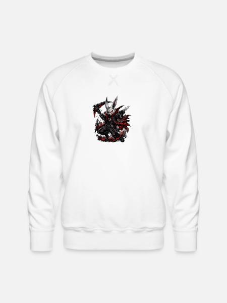 Nightshade Rabbit Gunslinger - Men's Premium Sweatshirt - white