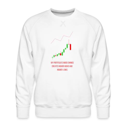 Technical Analysis Trading T-Shirt| Sarcastic - Men's Premium Sweatshirt