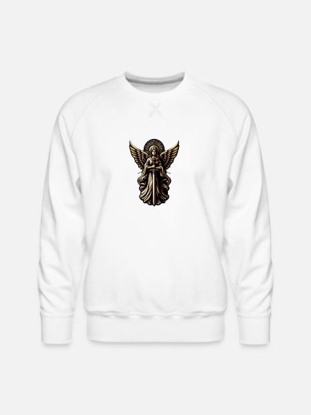 Guardian Angel - Men's Premium Sweatshirt - white