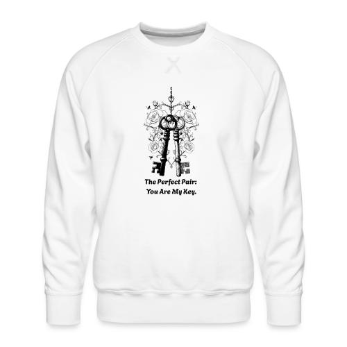 Valentine love keys - Men's Premium Sweatshirt