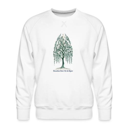 Easter Branches Bow Willow T Shirt, Easter Gift - Men's Premium Sweatshirt